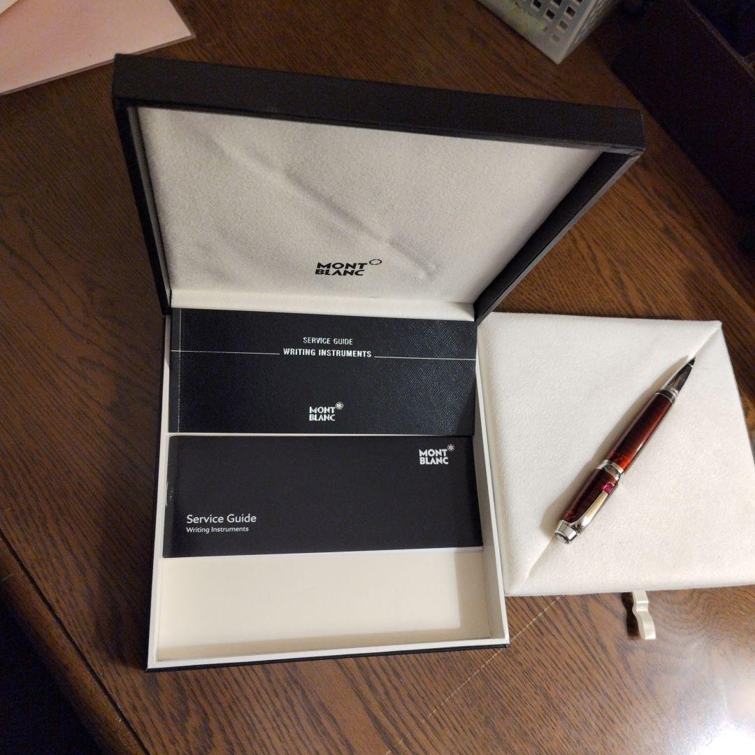 MONTBLANC　ローラーボールペンボエム 　限定品レッド色 パソ・ドブレ