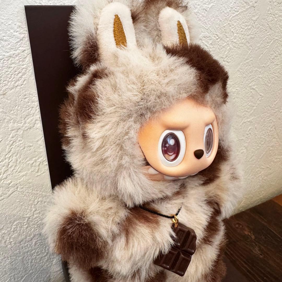 【確認用2】ZIMOMO LABUBUぬいぐるみキーホルダーチョコ