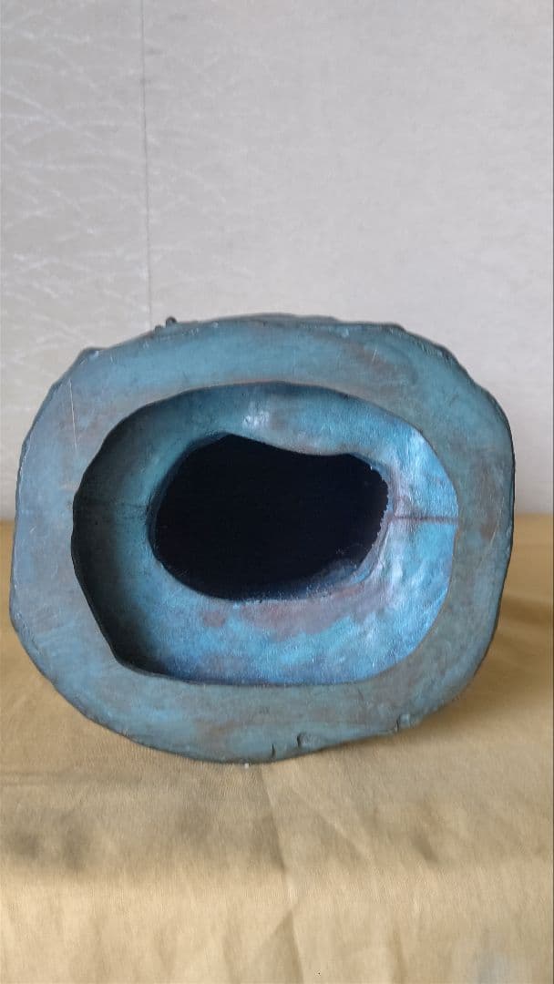 北村西望 喜ぶ少女 ブロンズ 置物 共箱 台座 証明書 作者年譜 人間国宝