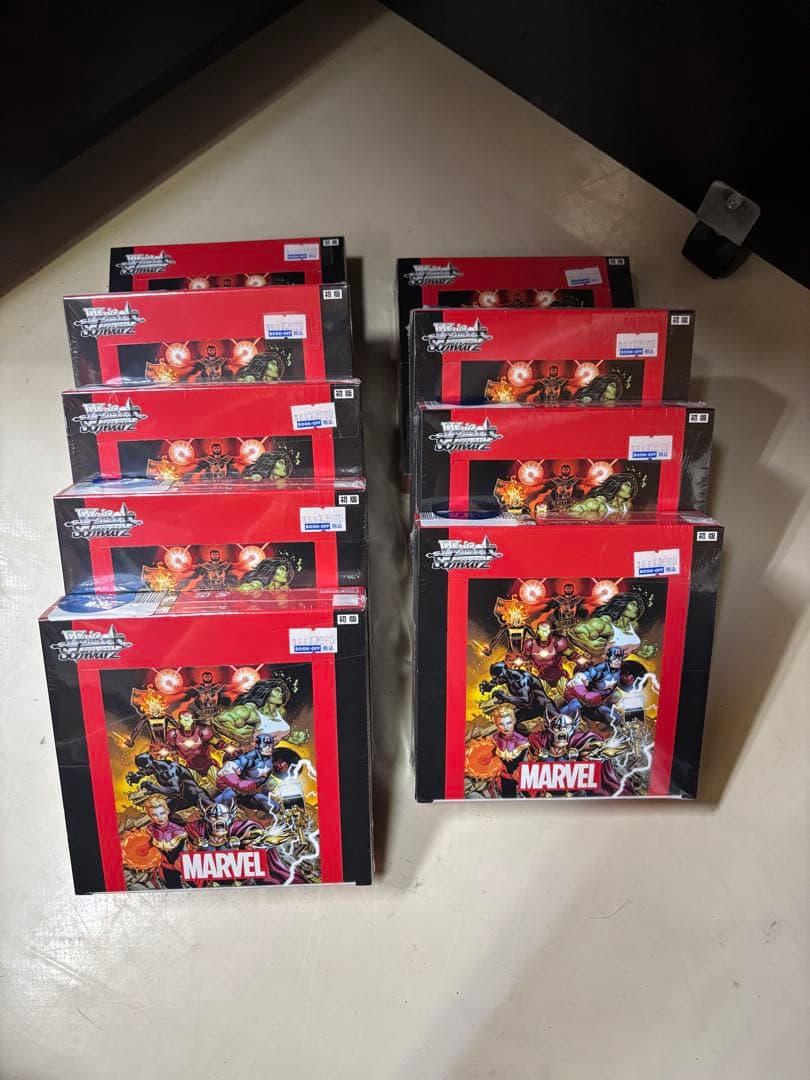 【未開封シュリンク付】ヴァイスシュヴァルツ MARVEL Vol.2 9box