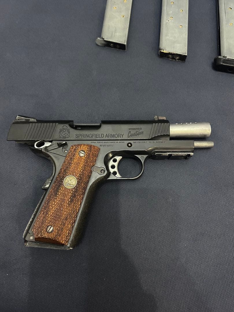 東京マルイ コルト ガバメント　スプリングフィールドカスタム　ガスブローバック