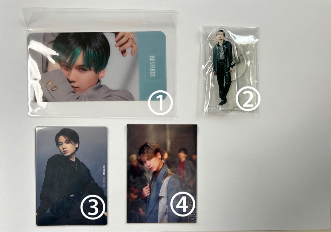 BE:FIRST MANATO トレカ クリアしおり アクスタ