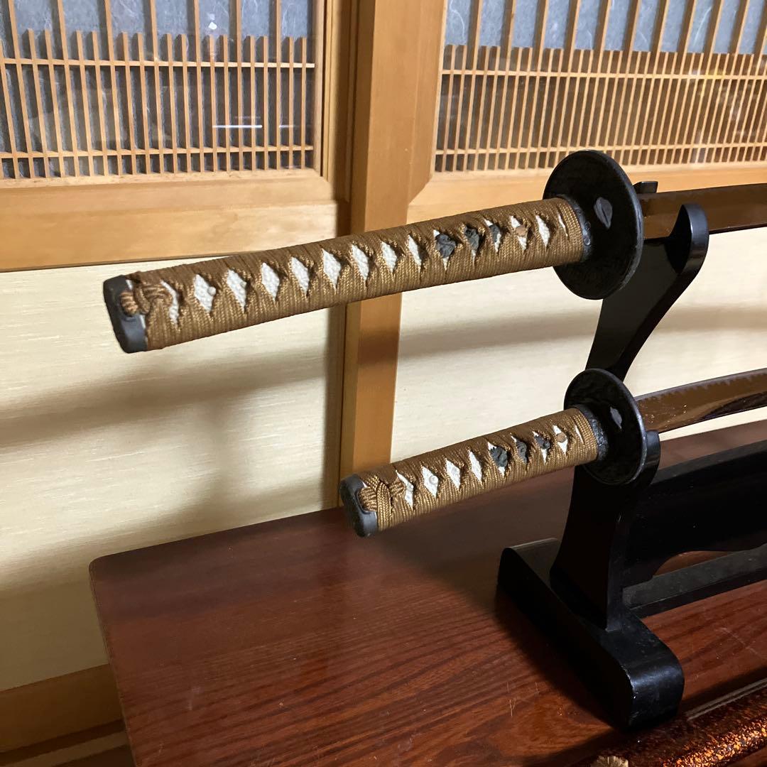 模造刀　波紋のある日本刀 2本セット