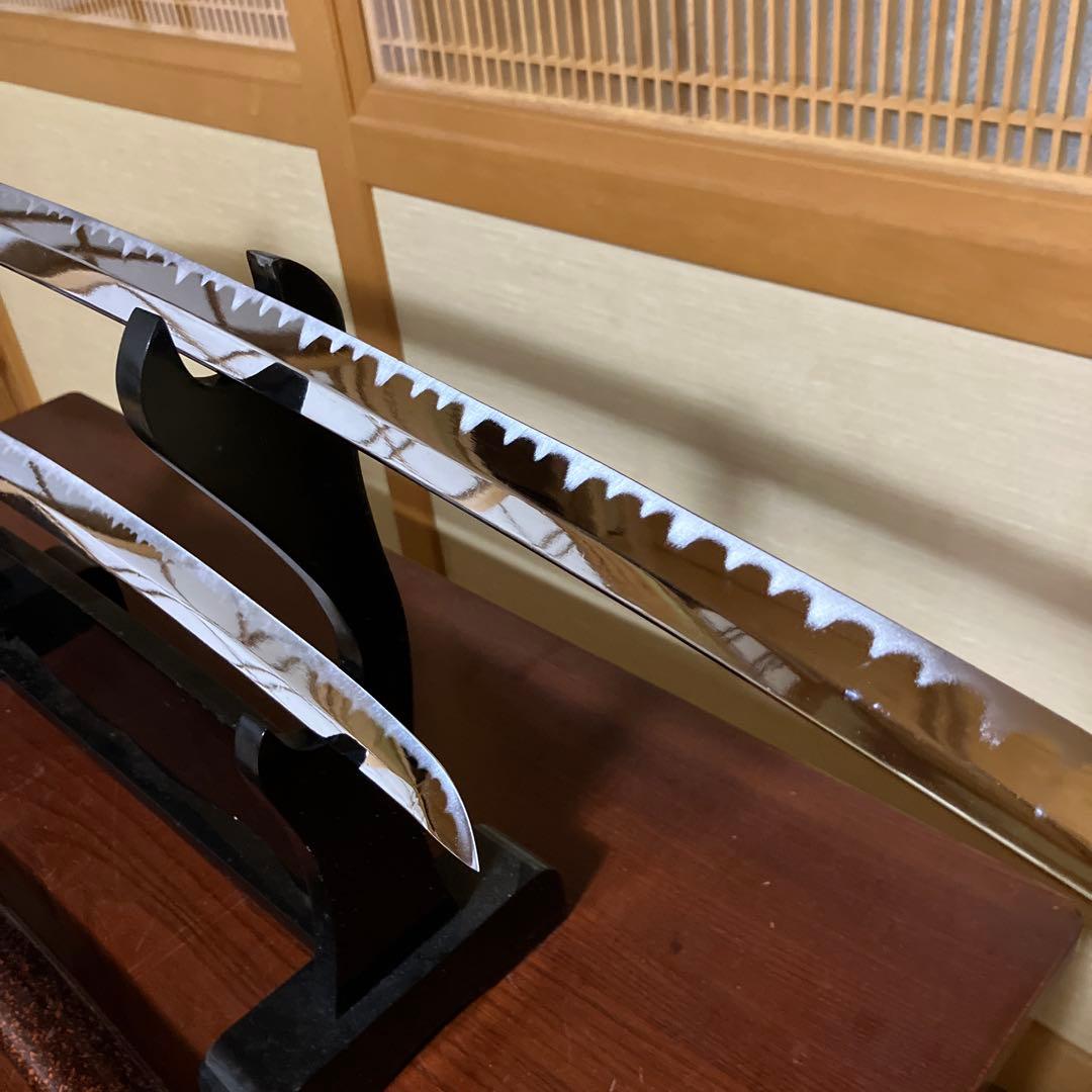 模造刀　波紋のある日本刀 2本セット
