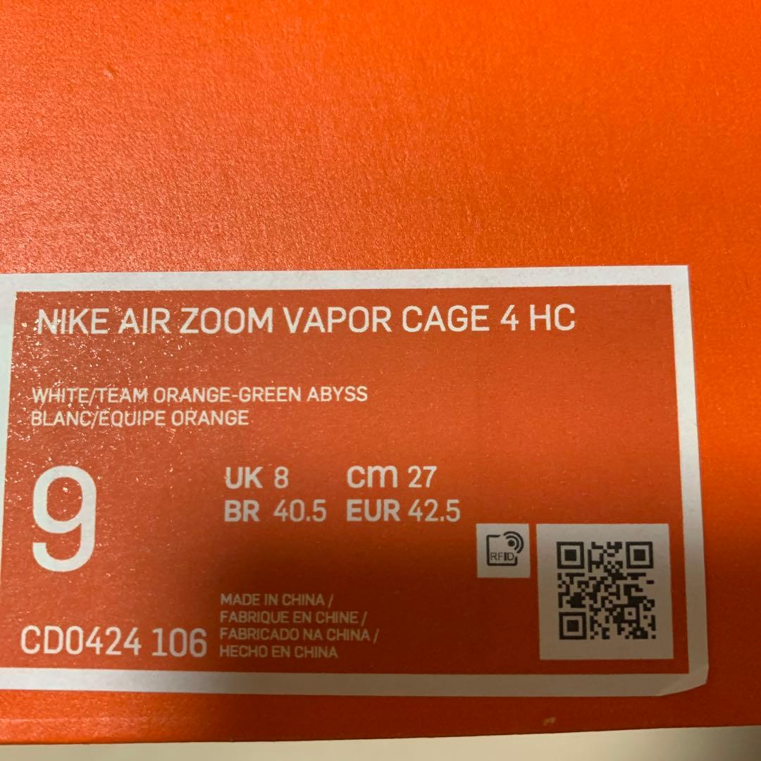 NIKE AIR ZOOM VAPOR CAGE 4 HC 27cm 新品未使用