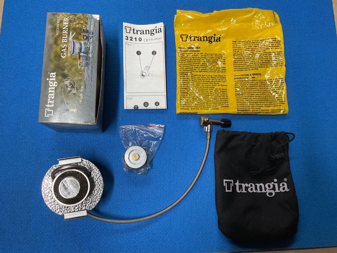 希少品trangiaレギュレーター機能・純正品GAS・BURNER動作良好超美品