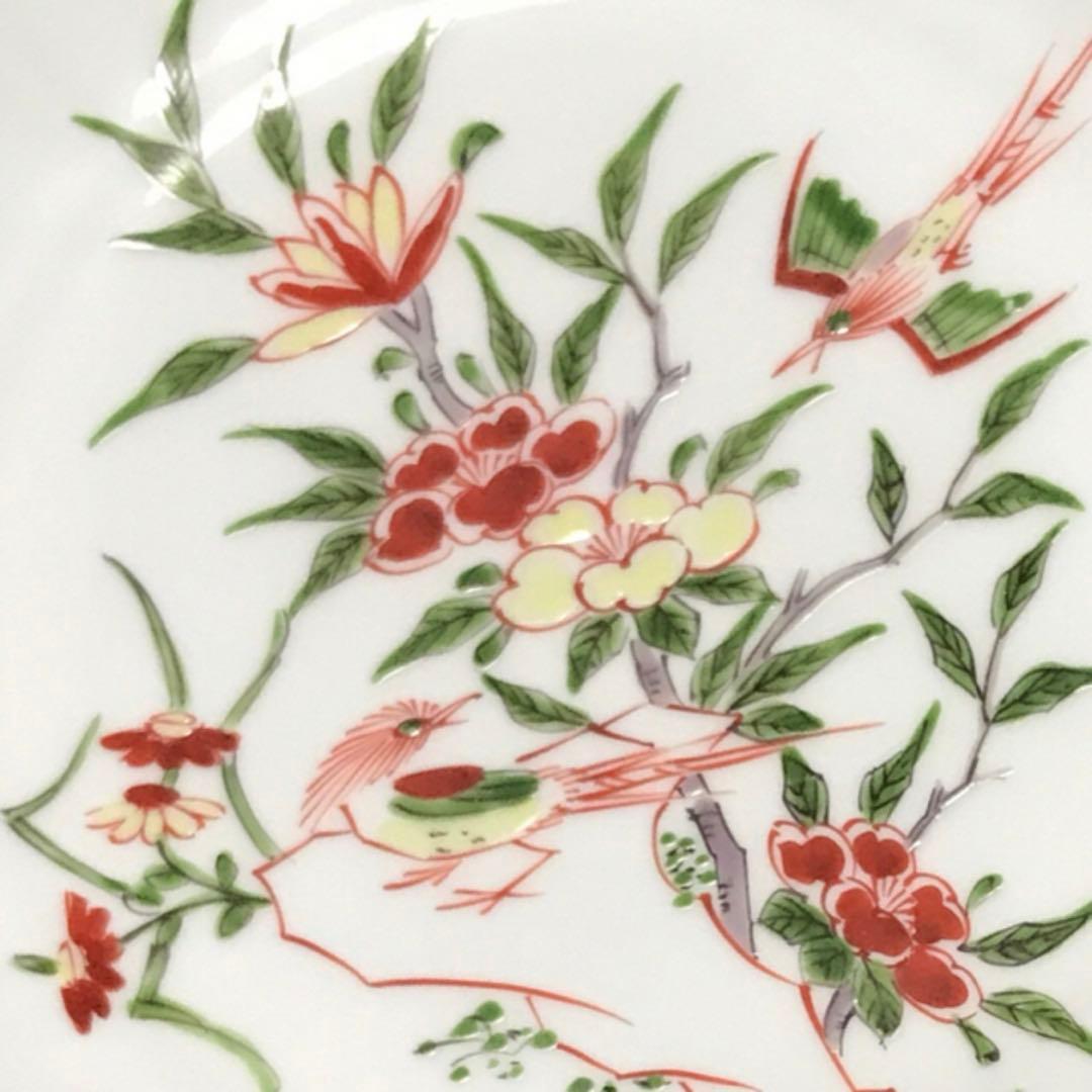 源右衛門窯 花鳥紋 銘々皿 5客揃