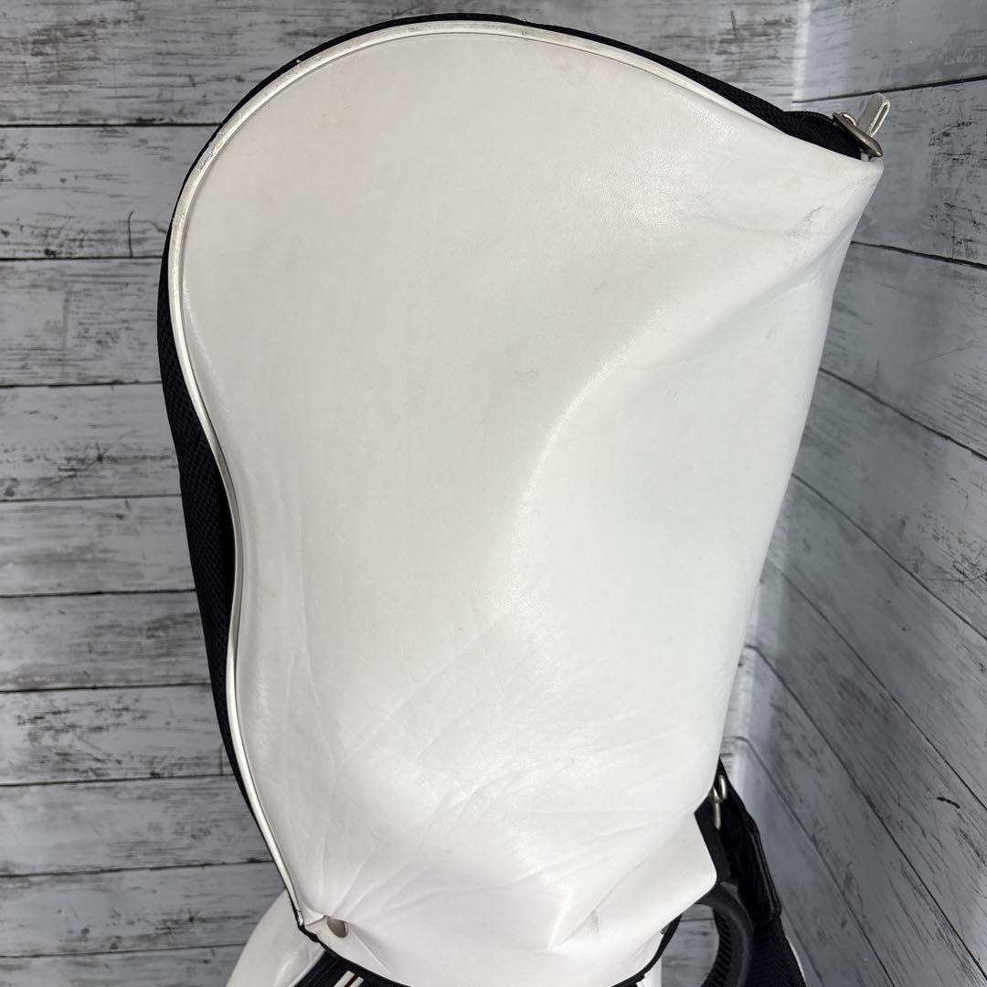 ツアーステージキャディバッグ ホワイト/ブラック