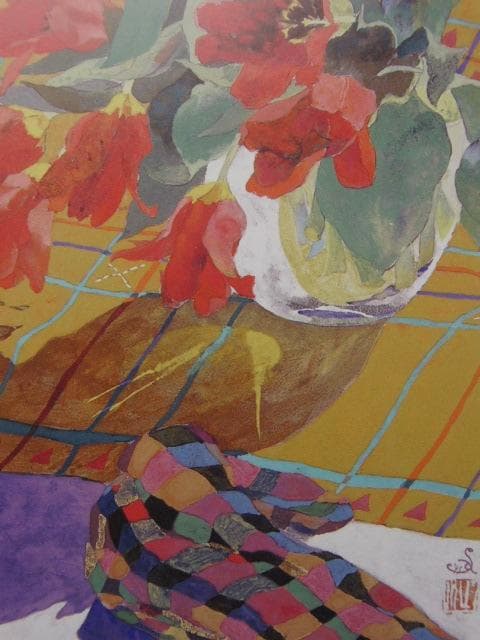 北村さゆり、【卓上】、希少な額装用画集より、新品額装