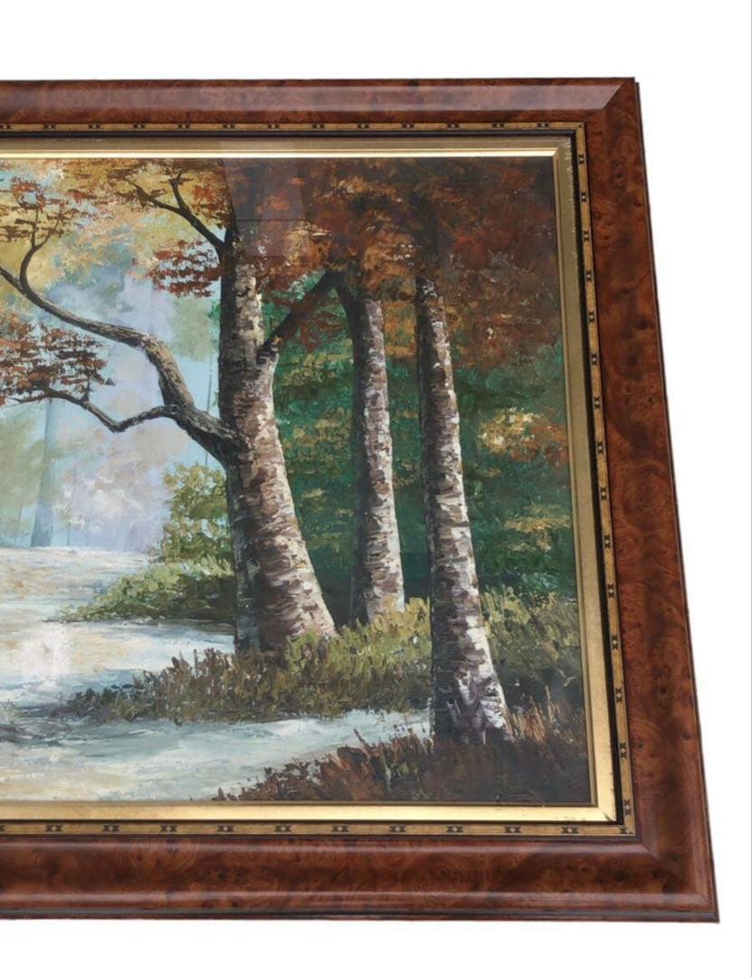 『真作』サルトリ・マリア・ルイサ　風景画 /油絵 油彩画 絵画　イタリア作家