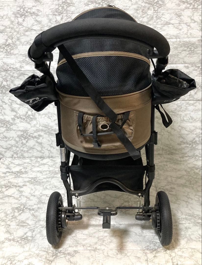 【美品】Airbuggy for Dog DOME2 Mレインカバー マット付き