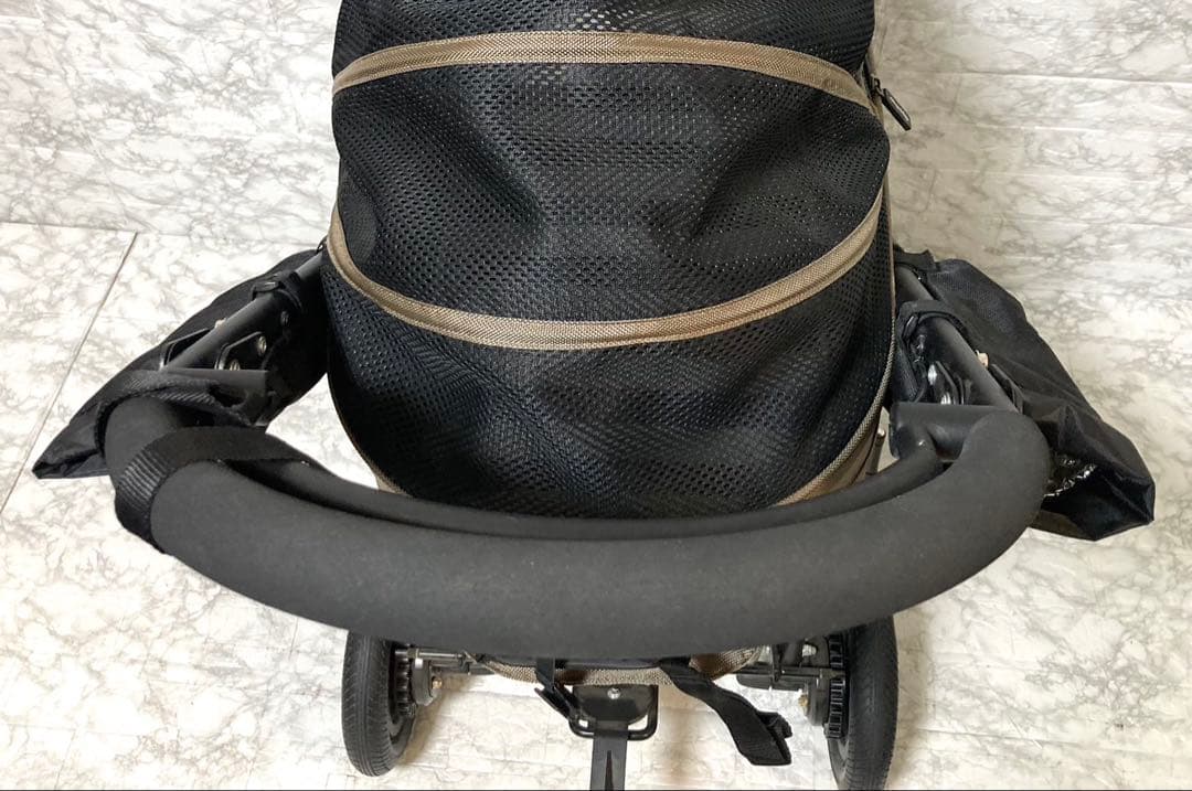 【美品】Airbuggy for Dog DOME2 Mレインカバー マット付き