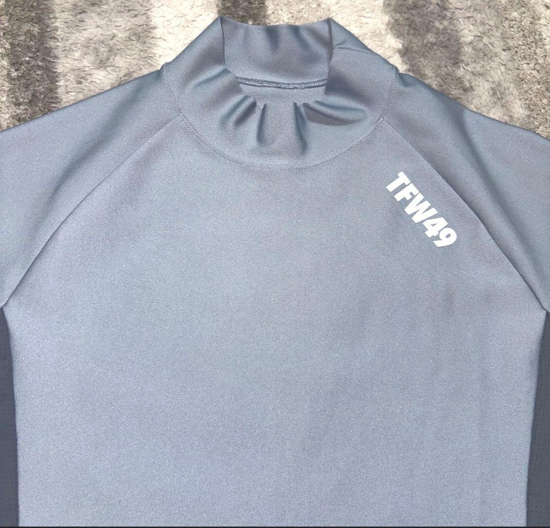 TFW49 ティーエフダブリュー49 モックネック長袖ゴルフシャツ　Mレディース
