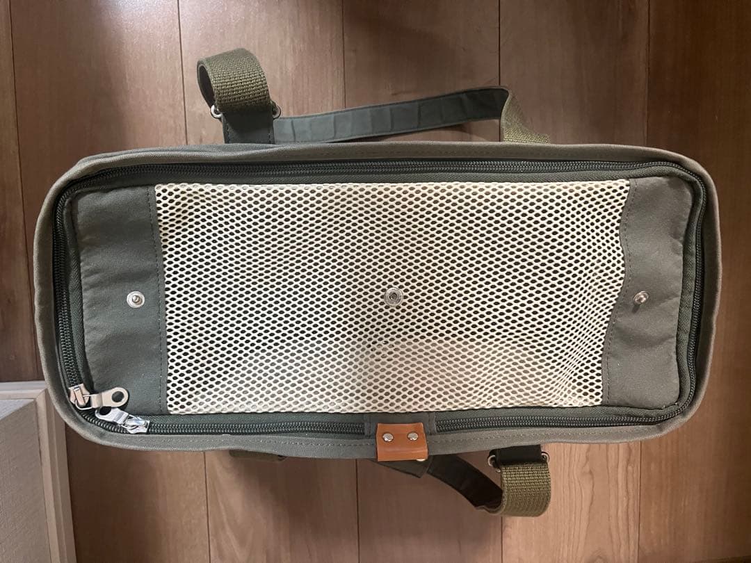 Toto&Pal ドッグキャットキャリーバッグ カーキ