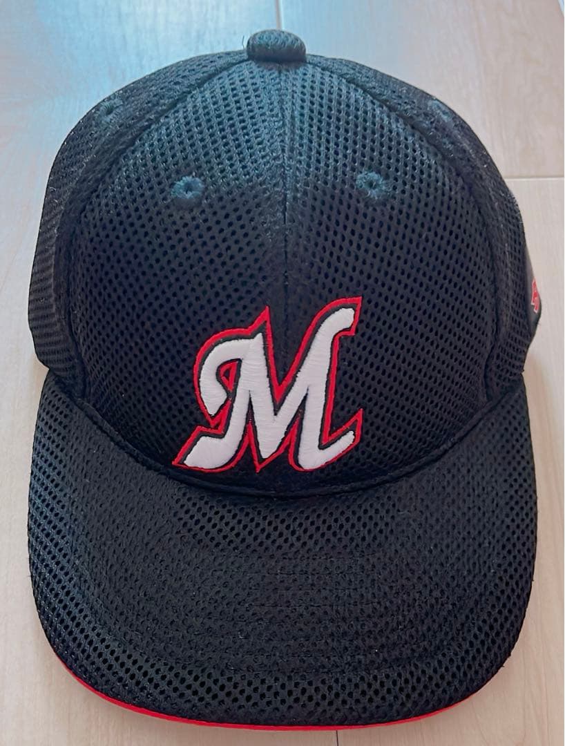 匿名配送　希少！千葉ロッテマリーンズ　ビジターキャップ　バッティンググローブ