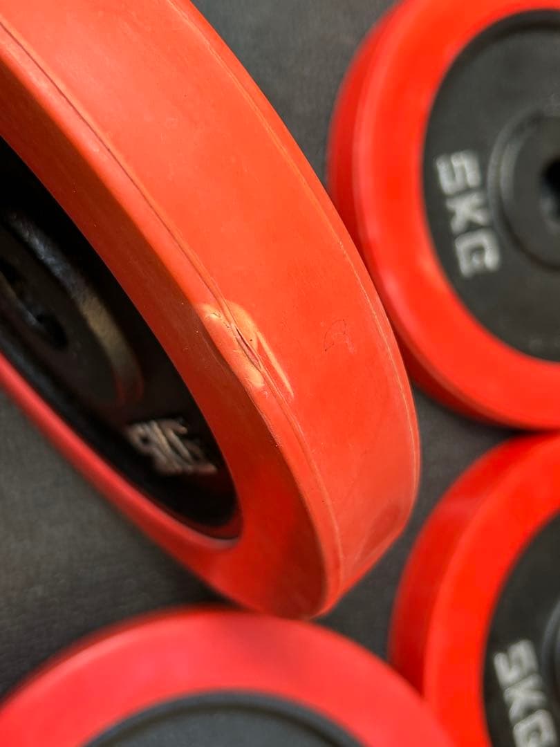 ラバーダンベル　60キロセット（30キロ×2本）　アイロテック