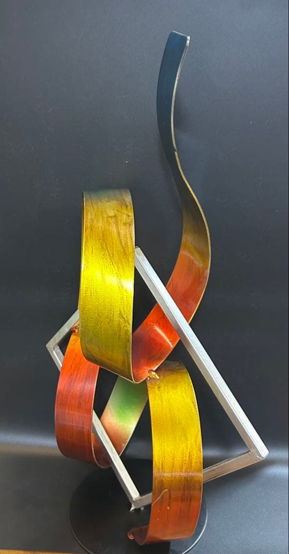 置物 オブジェ 現代アート 虹色