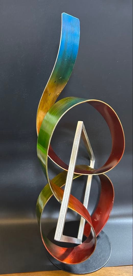 置物 オブジェ 現代アート 虹色