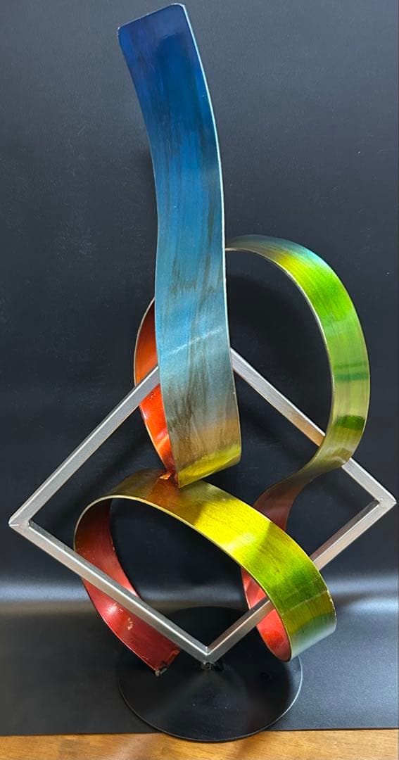 置物 オブジェ 現代アート 虹色