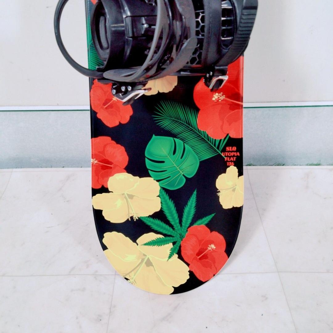 スノーボードセット　レディース　ユートピア　 板 　ビンディング 　N1658