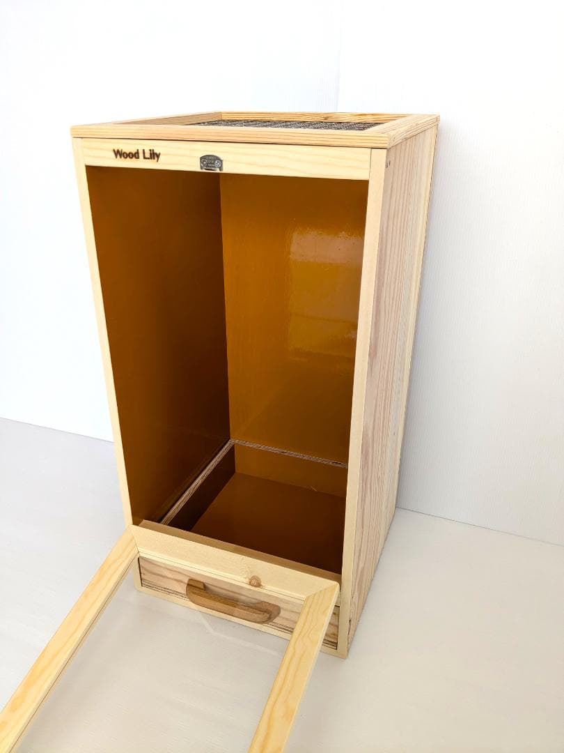 【アウトレット１点限定】縦型引き出し付きケージW301×D300×H592mm