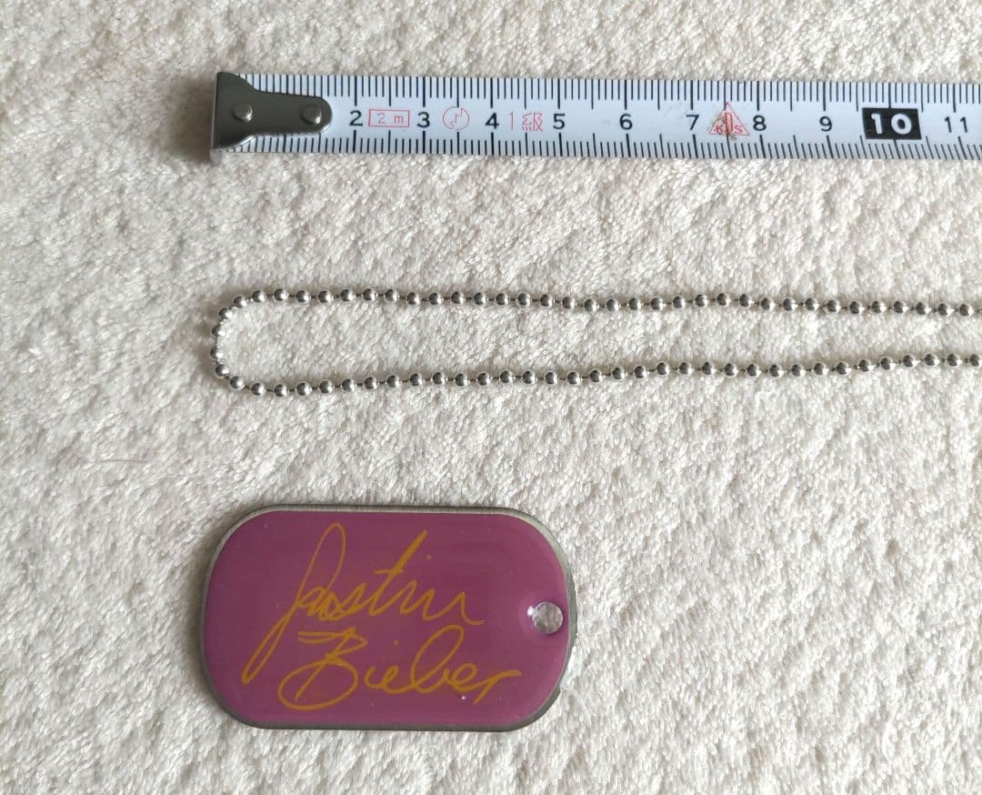 日本未発売☆Justin Bieber ジャスティンビーバー ネックレス