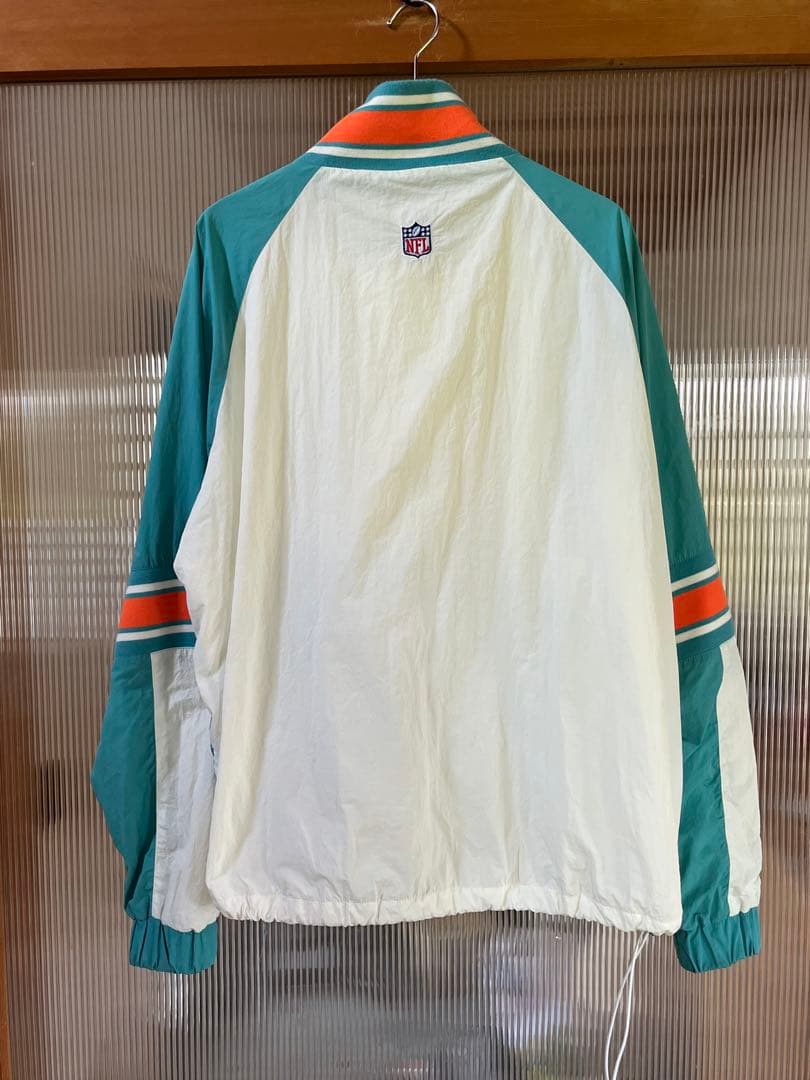 Perushu × NFL コラボナイロンスタンドネックアノラックブルゾン