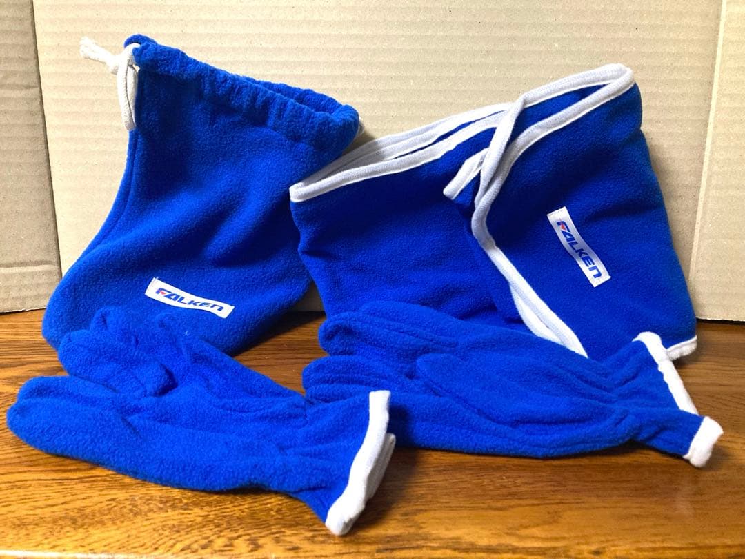 非売品 90年代 ファルケン フリース マフラー 手袋 レースクイーン 旧車