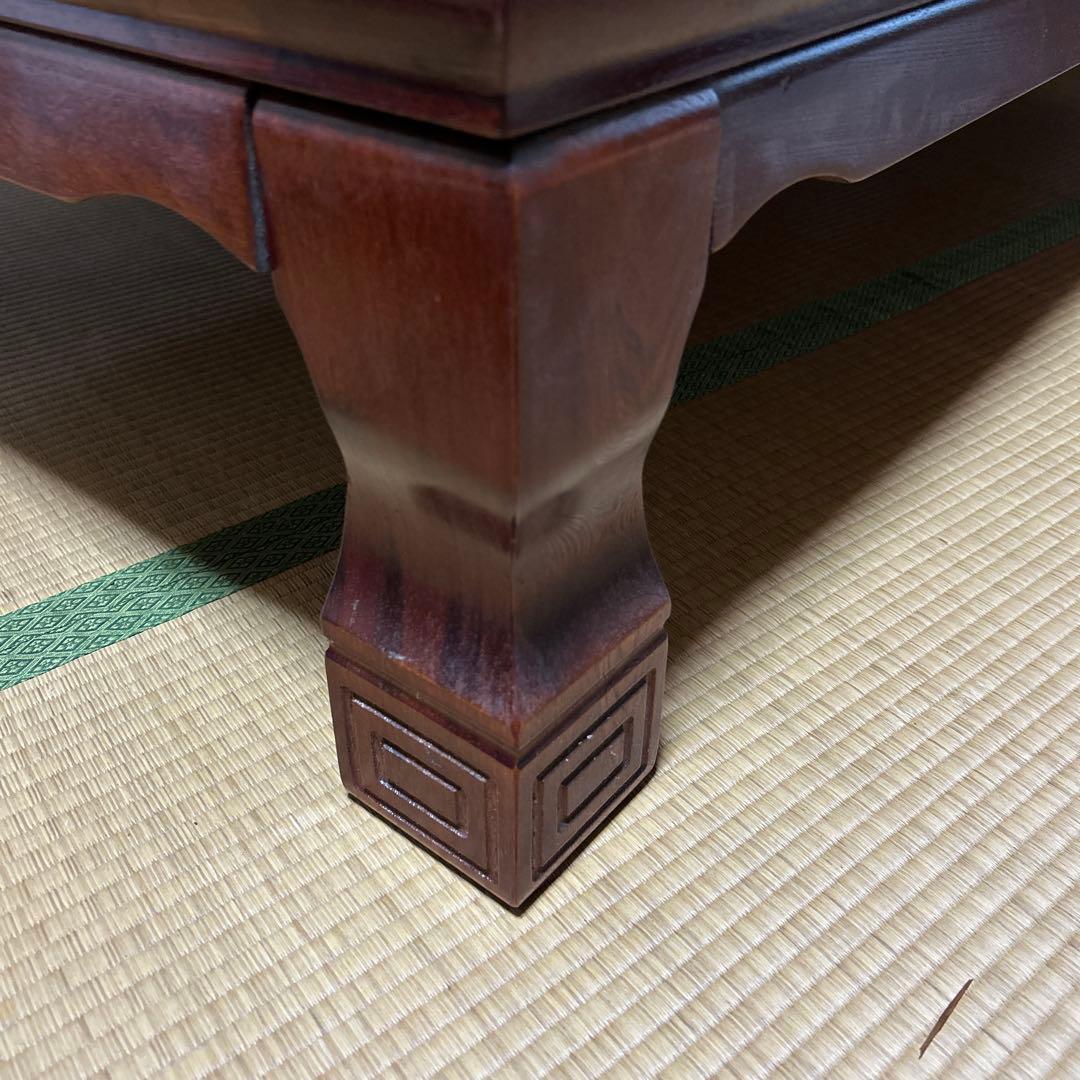 木製　茶色座卓 長方形 149x89 たのメル便