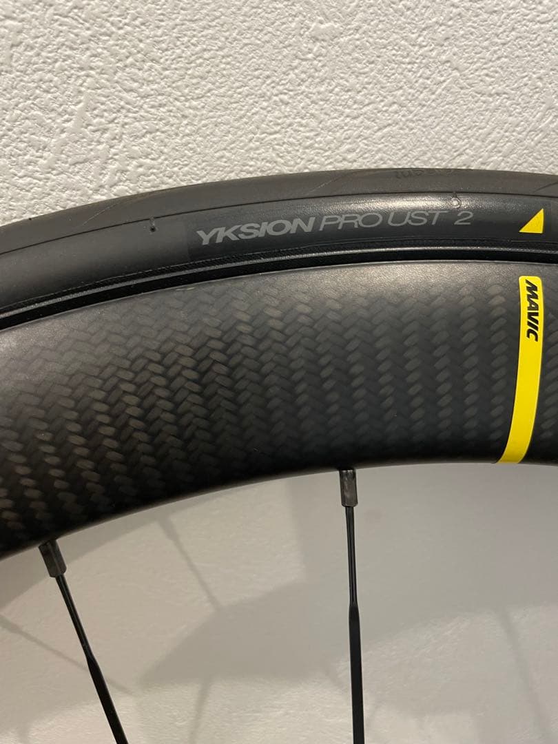 MAVIC COSMIC SL45 DISK C19 前後シマノ12速完成車外し
