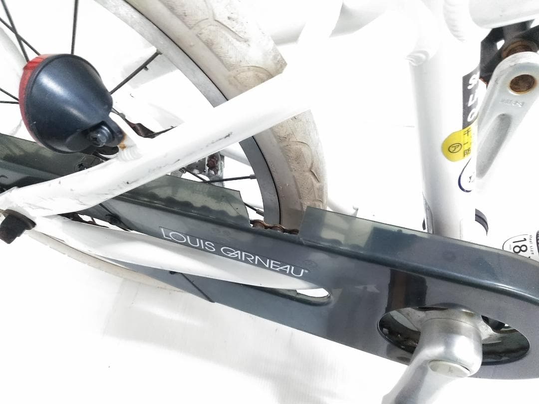 ルイガノ Louis Garneau 子供用自転車 18インチ ホワイト ◇