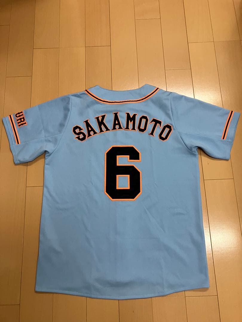 坂本勇人　ブルー　2014年　ユニフォーム　読売ジャイアンツ　読売巨人軍　水色