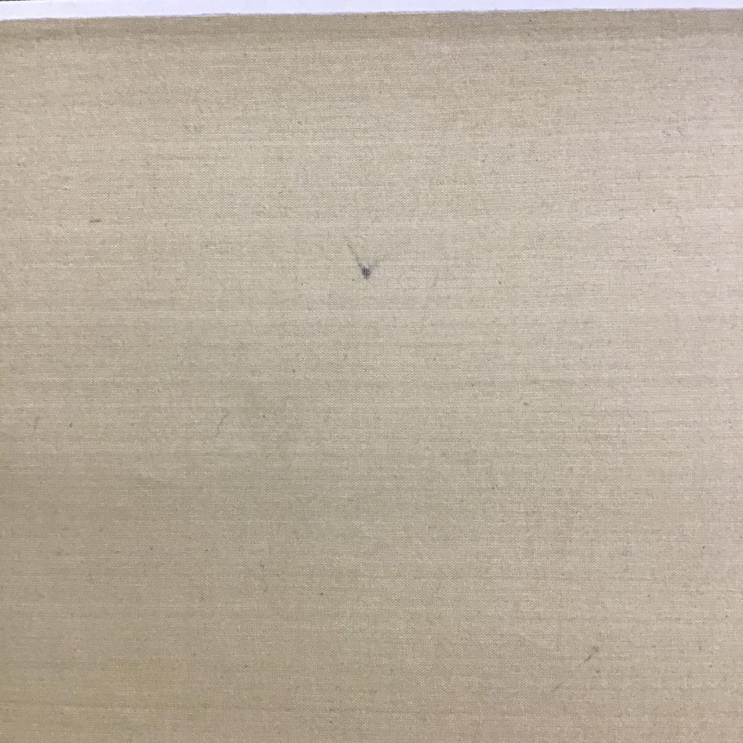 K茶道具　掛軸　絹本山水大立軸　上海外文書店扱い品　紙箱　S1004KJ