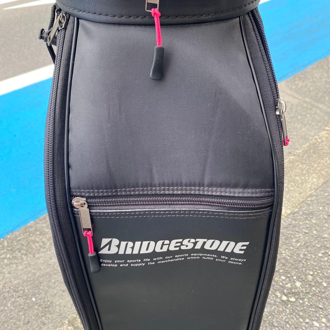 美品！軽量ブリヂストンキャディーバッグ(ブラック)