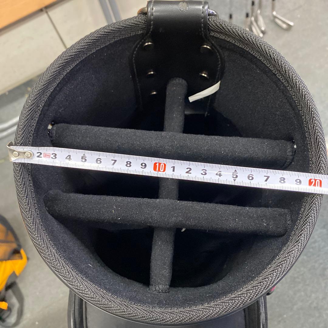 美品！軽量ブリヂストンキャディーバッグ(ブラック)