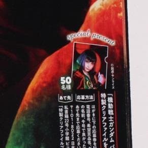 機動戦士ガンダム×桃月なしこ ジオン軍コスプレ クリアファイル 50名限定抽選品