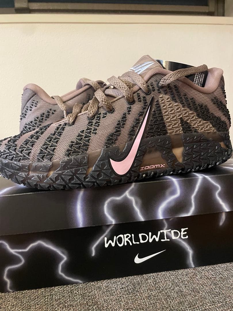 NIKE JA3 26.5cm ブラウン/ピンク