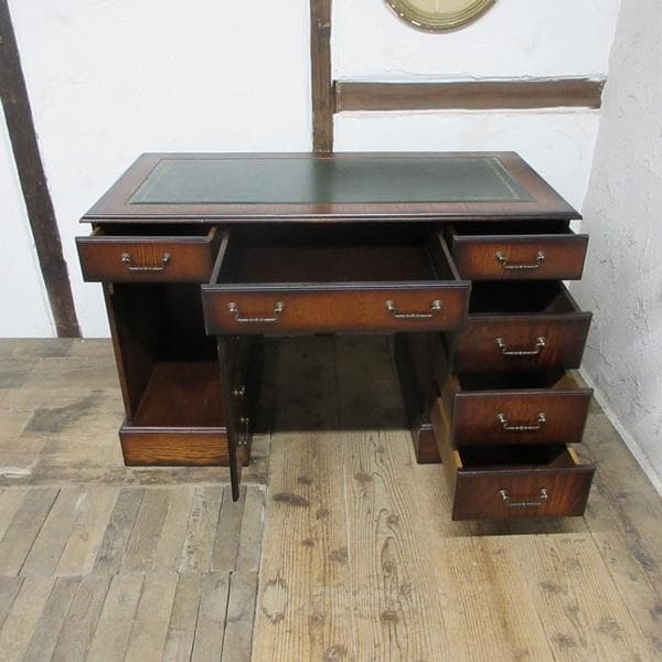 イギリス アンティーク 家具 デスク 机 書類整理 店舗什器 英国 6961d