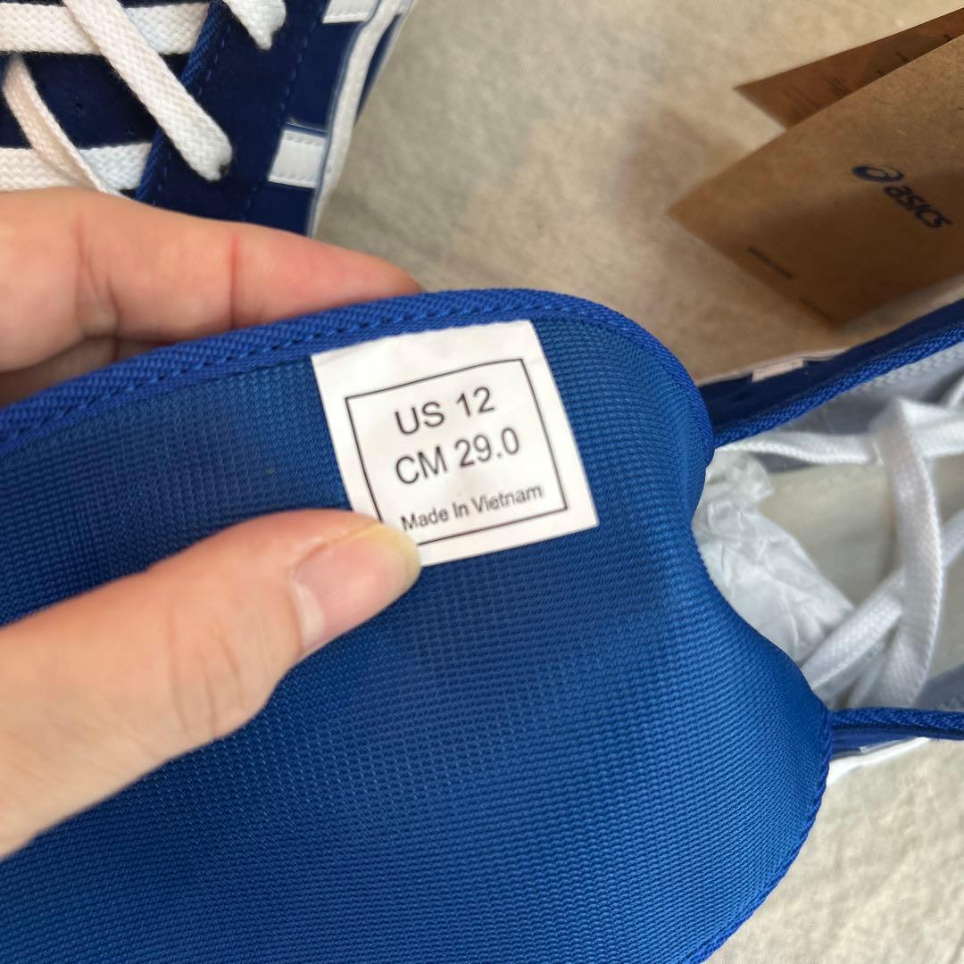 アシックス ボクシング/レスリングシューズ 29.0cm ブルー ホワイト