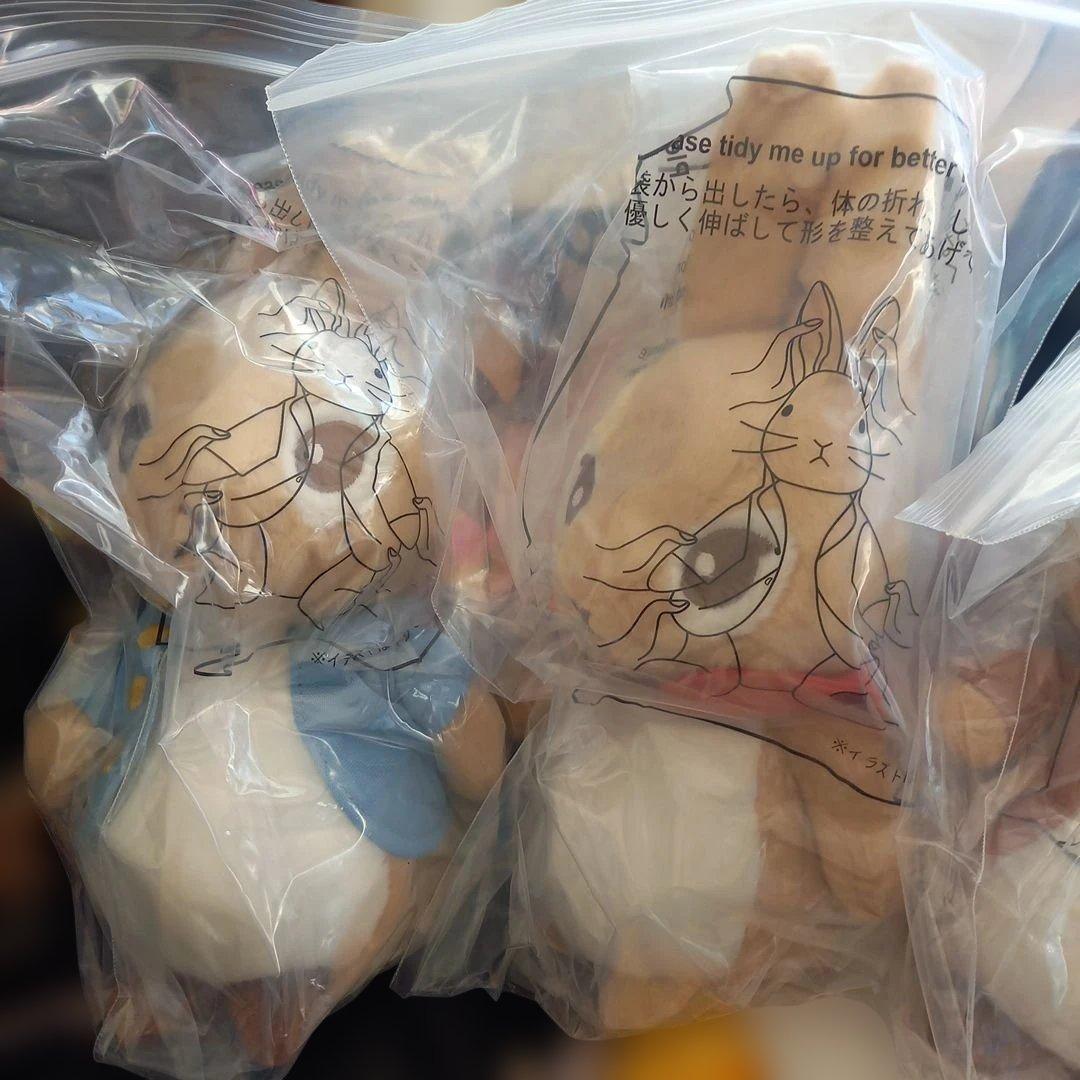 ★ラージサイズ★ピーターラビットぬいぐるみ&4種ぬいぐるみセット♪5点