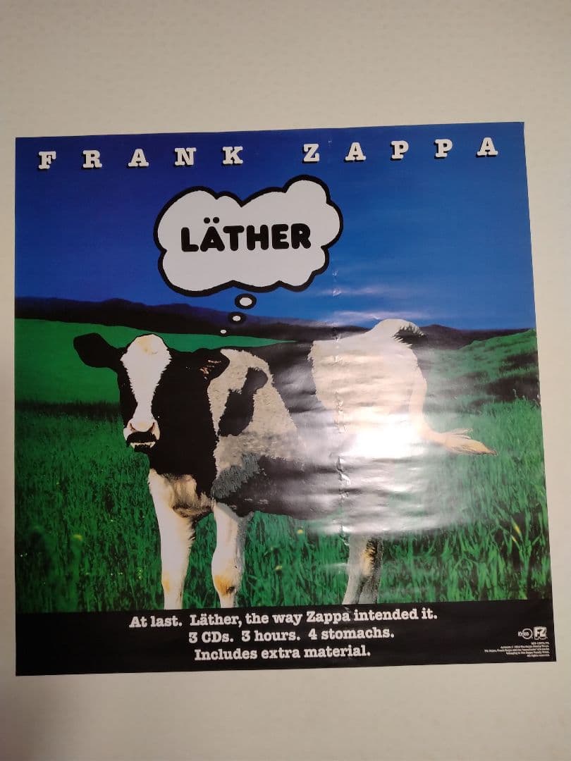FRANK　ZAPPA　LATHER フランク・ザッパ　レザー　ポスター