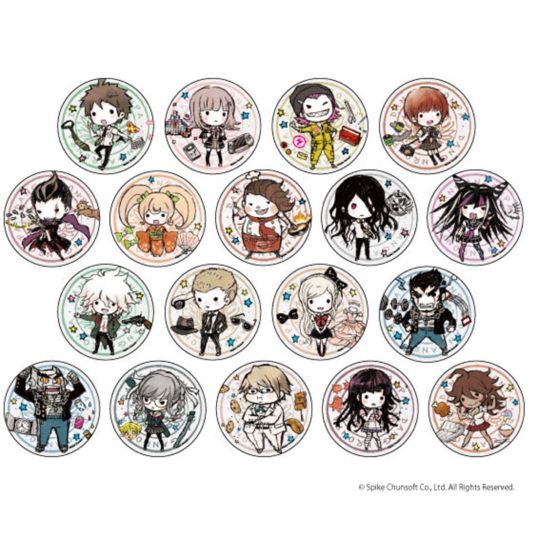 ダンガンロンパ グラフアートデザイン 02 缶バッジ 全18種セット 狛枝凪斗