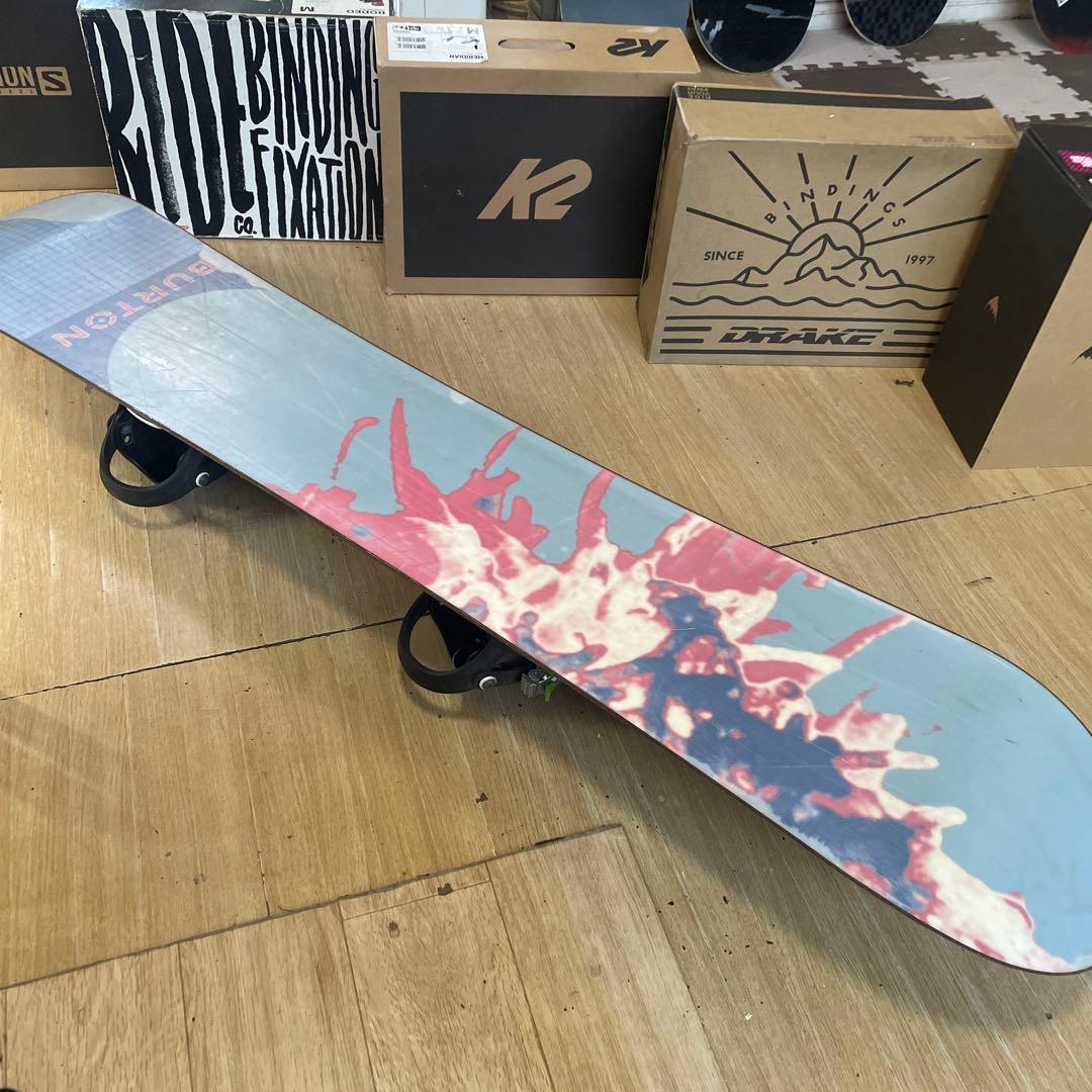 BURTON×SALOMON　バートン　バインディング付スノーボードセット