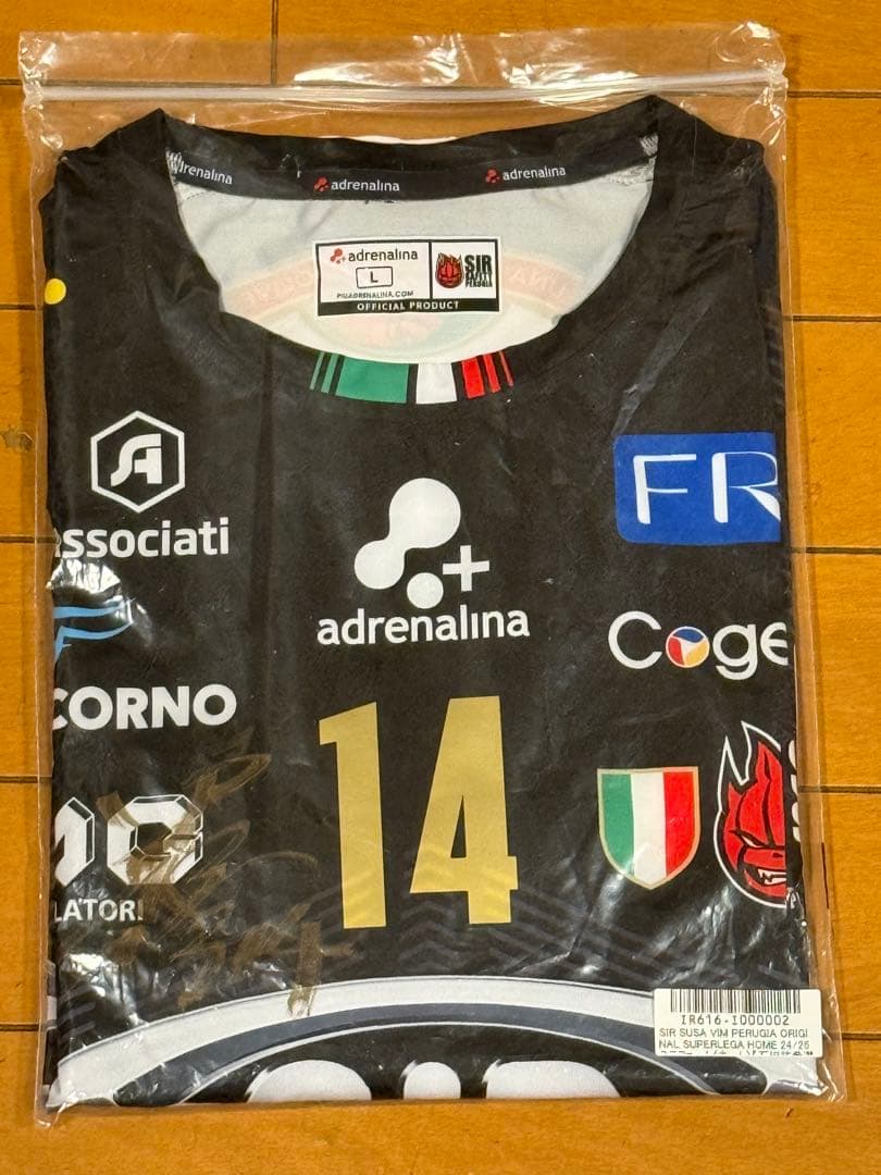 s*j様 激レア 石川祐希 ペールージャ 24-25シーズン ユニフォーム 直筆