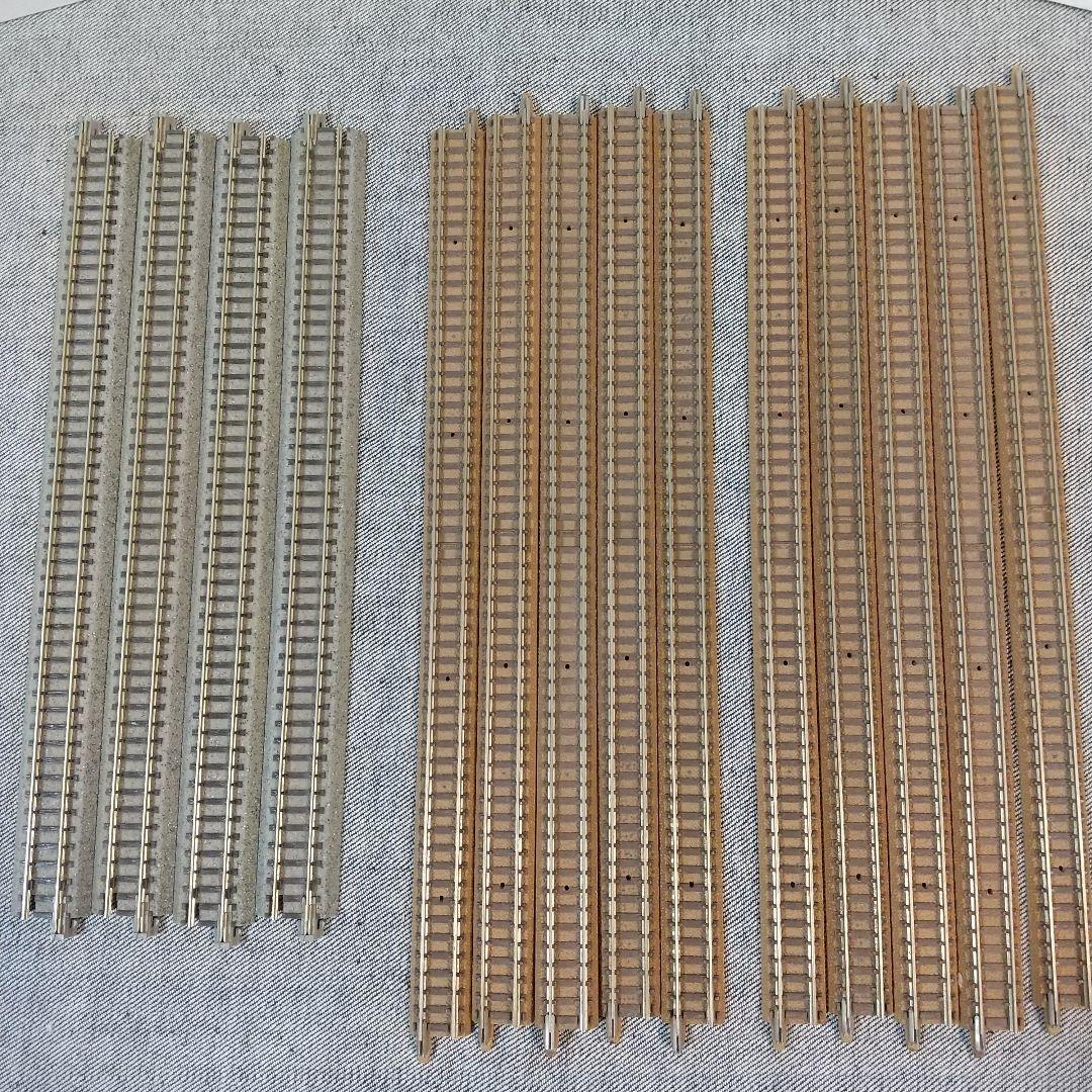 Nゲージ 鉄道模型 ジャンク品 レール、ケース付きセット