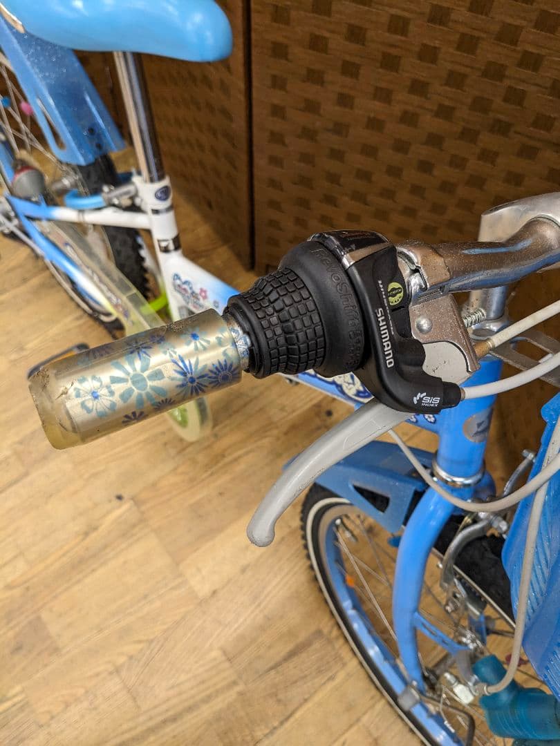 U021 子供用自転車　20インチ 6段変速　ブルー