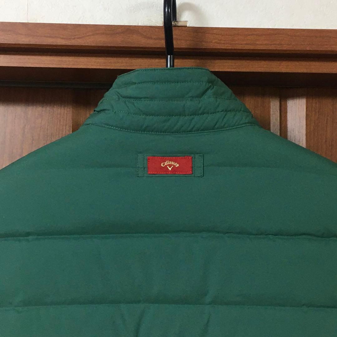 美品　キャロウェイ　レッドレーベル　ダウン　M　緑　callaway GOLF