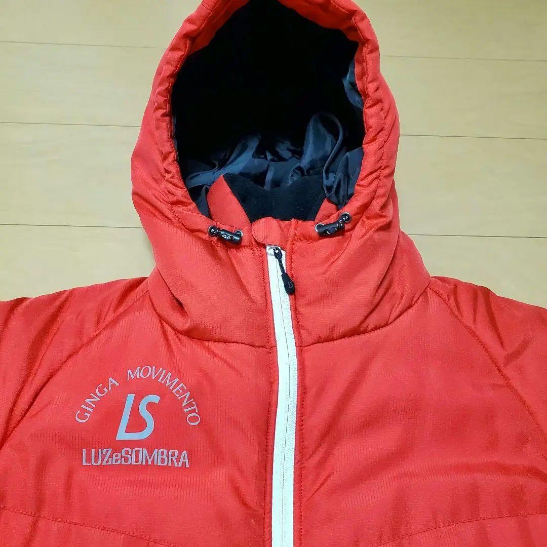 【美品】ルースイソンブラ 中綿 フルジップ ピステ パーカー ジャケット 赤 L