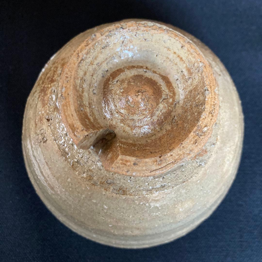 【茶道具】　楽山焼　十代長岡住右衛門　長岡空處　抹茶碗　茶碗