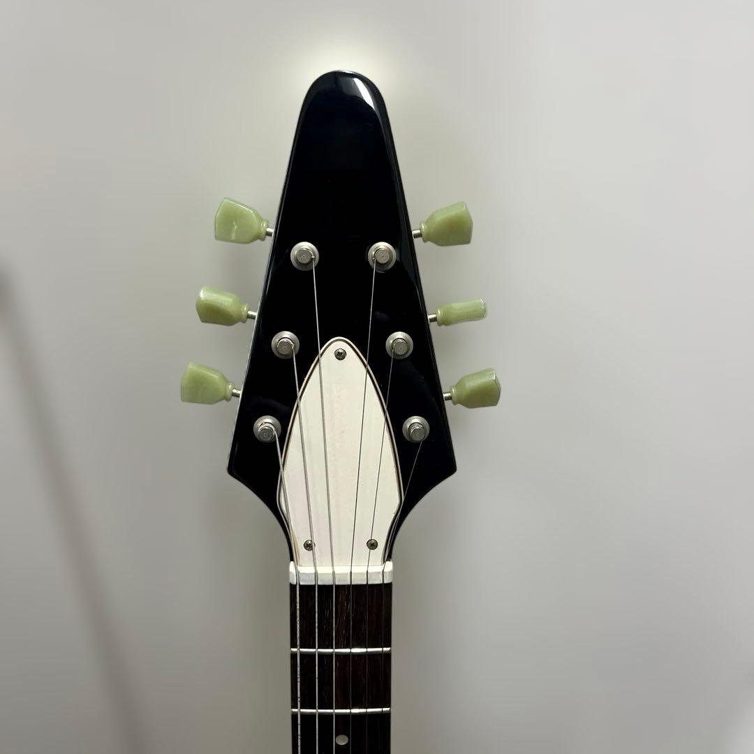 Grass Roots GFV58 グラスルーツ フライングV 白　ケース付